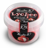 Fruite-10 ลูกอมเคี้ยวหนึบผสมผลไม้ 10% กลิ่นลิ้นจี่ 60 กรัม Fruite-10 ลูกอมเคี้ยวหนึบผสมผลไม้ 10% กลิ่นลิ้นจี่ 60 กรัม