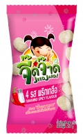 จี๊ดจ๊าด มะขามอบ 4 รสพริกเกลือ 25 กรัม จี๊ดจ๊าด มะขามอบ 4 รสพริกเกลือ 25 กรัม