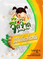 จี๊ดจ๊าด มะขามเปรี้ยวเคี้ยวหนึบ 40 กรัม จี๊ดจ๊าด มะขามเปรี้ยวเคี้ยวหนึบ 40 กรัม