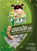 "JeedJard" 3 Tastes Sweet Tamarind (Seedless) 50gm.